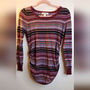 Motherhood maternity long sleeve shirt